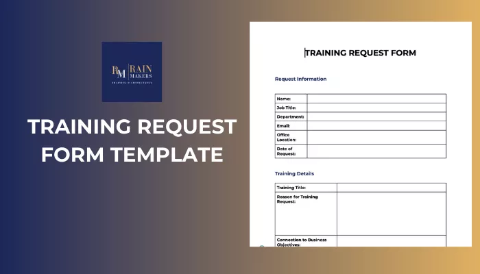 training request form template