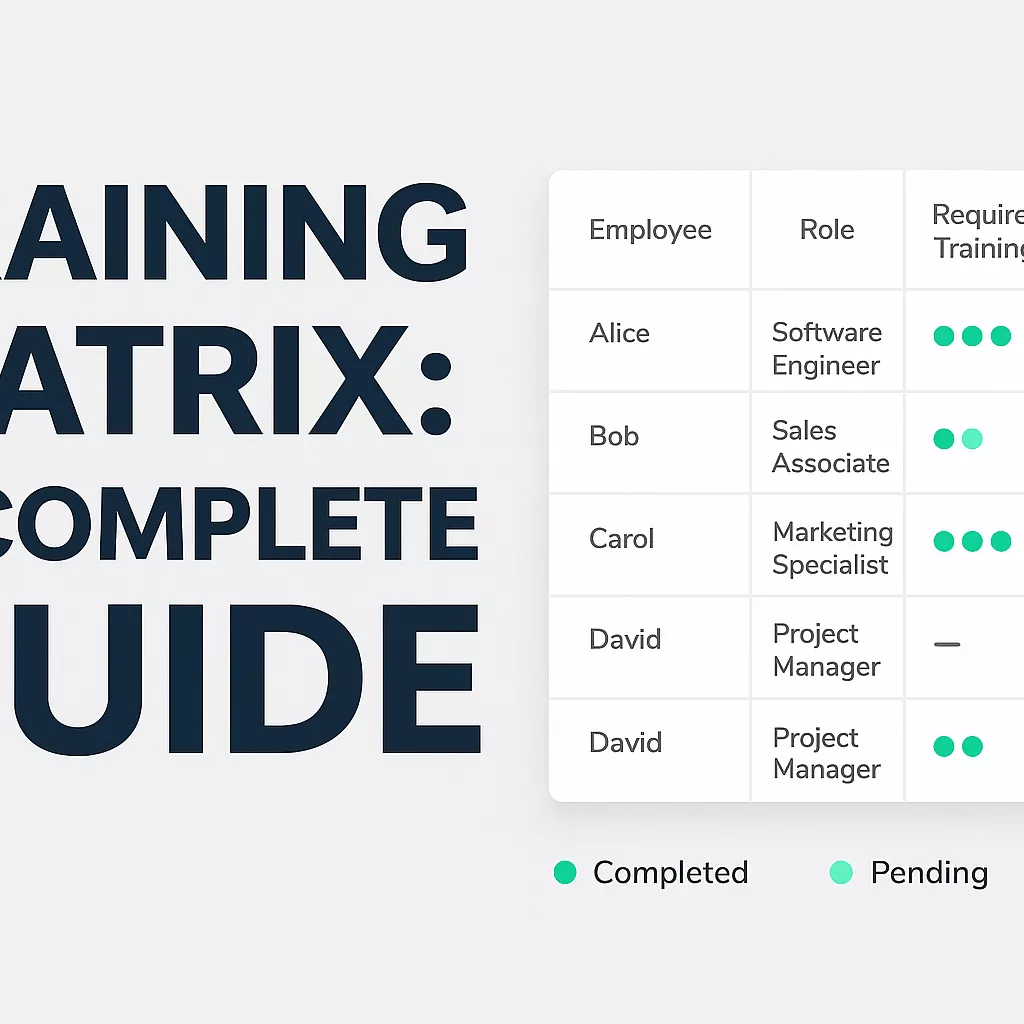 training matrix