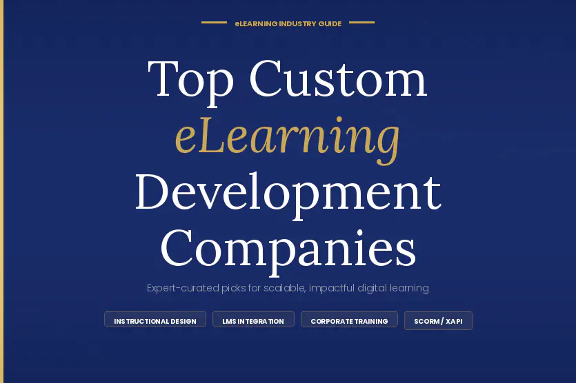 top custom elearning development companies